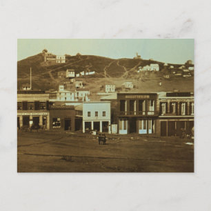 Old San Francisco Photo Guld Rush Vykort