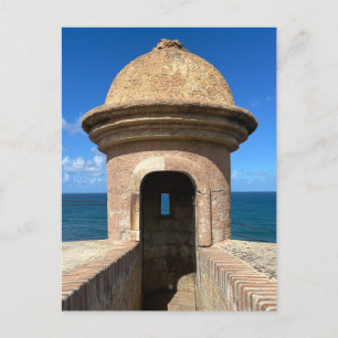 Old San Juan Puerto Rico Historic Fort Travel Vykort
