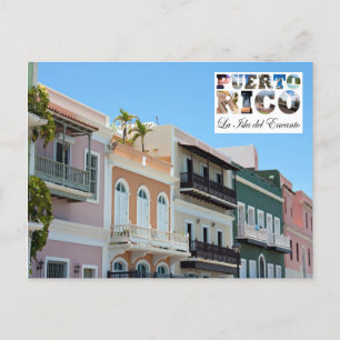 Old San Juan Puerto Rico Vykort