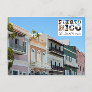 Old San Juan Puerto Rico Vykort