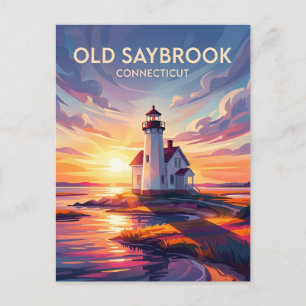 Old Saybrook, Connecticut, USA Vykort