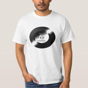 Old school 45 vinylpost t shirt