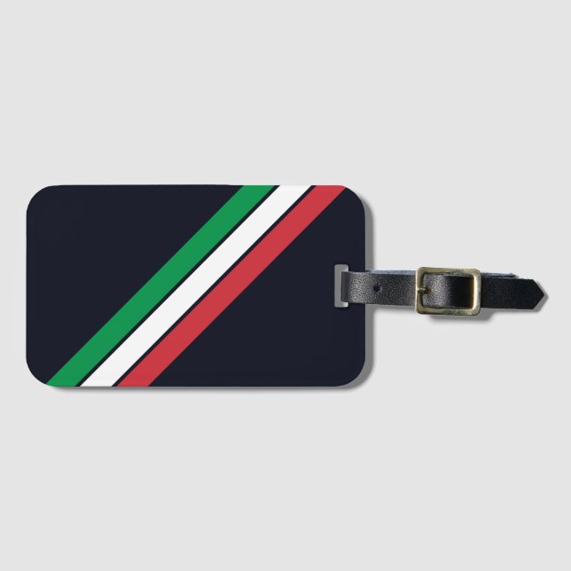 Old school 70-talets Retro Tävla Rand Bagagebricka (Framsida horisontal)