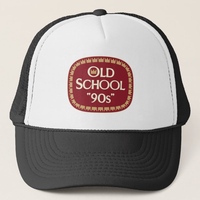 Old School 90s Malt Sprit 40oz Etikett Design Keps (Framsida)