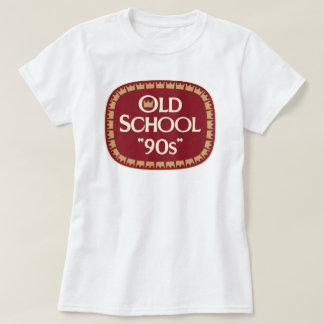 Old School 90s Malt Sprit 40oz Etikett Design T Shirt