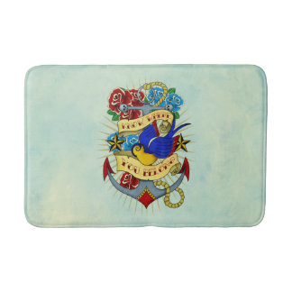 Old school ankrar badrumsmatta