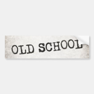 Old school bildekal