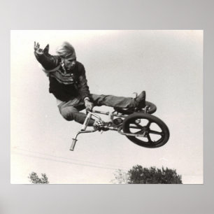 Old school BMX-utskrift Poster