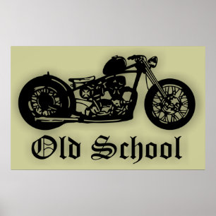 Old school Bobber Poster