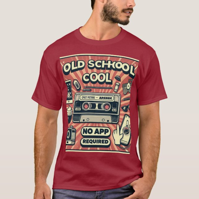 Old school coola t shirt (Framsida)