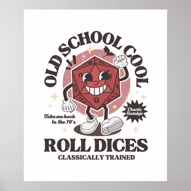 Old school d20 - D&D Poster (Framsidan)