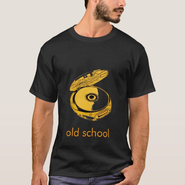 Old school Discman Tee Shirt (Framsida)