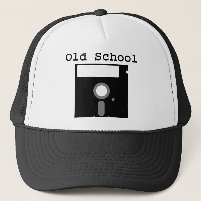 "Old school-diskett" Hat Truckerkeps (Framsida)