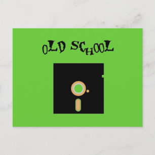 Old school Diskette Vykort