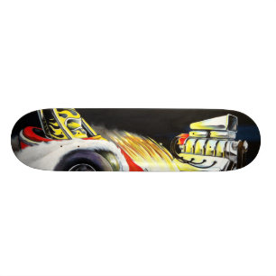 Old school Dragster Skateboard Bräda 18 Cm