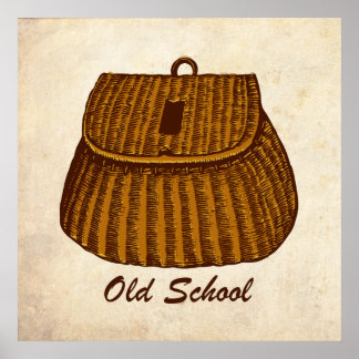 Old school Fiske efter Creel Poster
