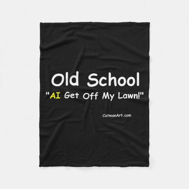 Old School  Fleecefilt (Framsidan)