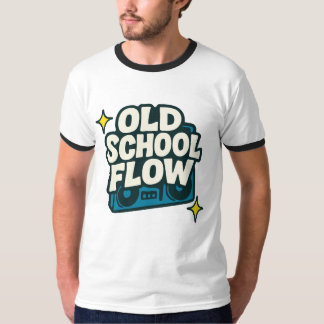 Old school-flöde t shirt