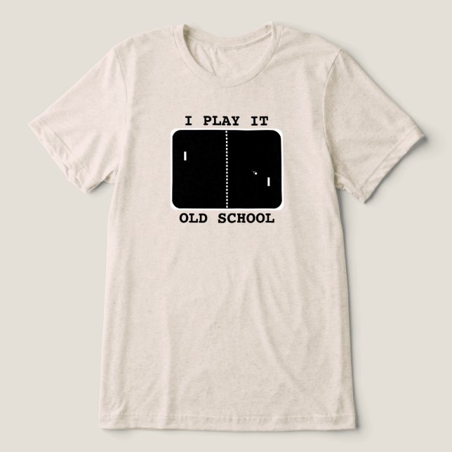 Old school Gamer T Shirt (Design Framsida)