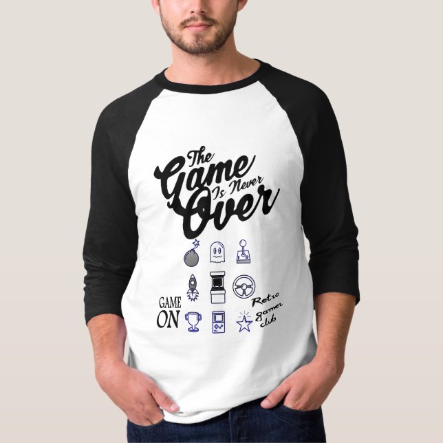 Old School Games T Shirt (Framsida)