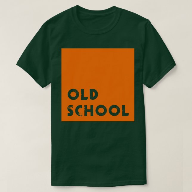 Old school Gym Bära Motivation Novelty T Shirt (Design framsida)