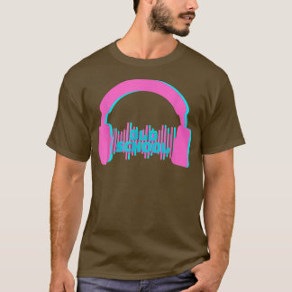 Old School Headphones EDM Music Festival Rave Dubs T Shirt