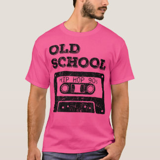 Old school Hip hop Cassette Tape Rap Music Älskare T Shirt