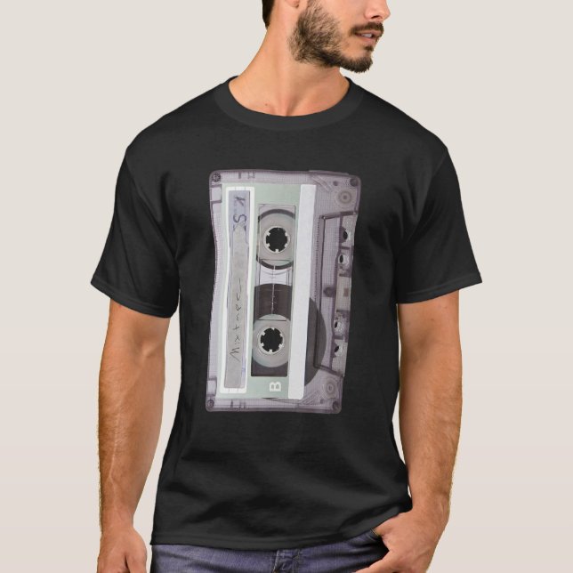 Old School Hip Hop Dj Mix Tape Mixtape Cassette T Shirt (Framsida)