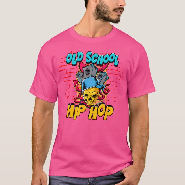 Old school Hip hop T Shirt (Framsida)