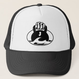 Old school Jersey Kettlebell vinkar hatten Truckerkeps