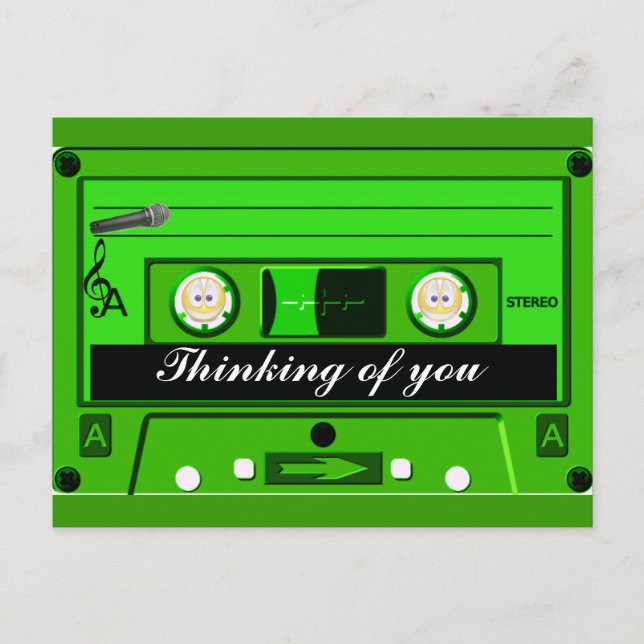 Old school,Kassett_ Vykort (Framsida)