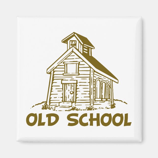 Old school magnet (Framsidan)