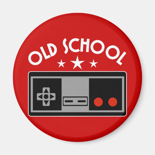 Old school magnet (Framsidan)