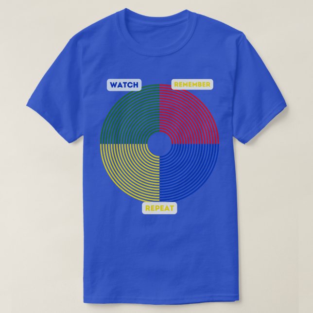OLD SCHOOL MEMORY GAME T SHIRT (Design framsida)