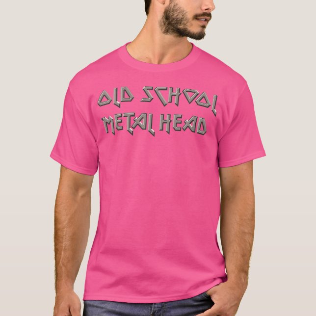 Old school Metall Head T Shirt (Framsida)