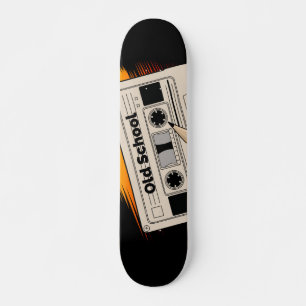 old school-minnen mini skateboard bräda 18,5 cm