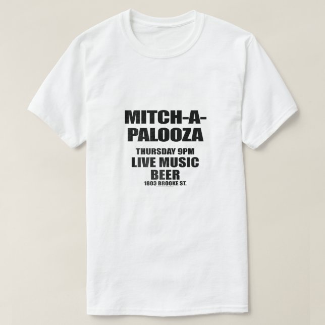 Old school Mitchapalooza T Shirt (Design framsida)