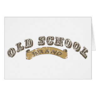 Old school - nödlidande hälsningskort