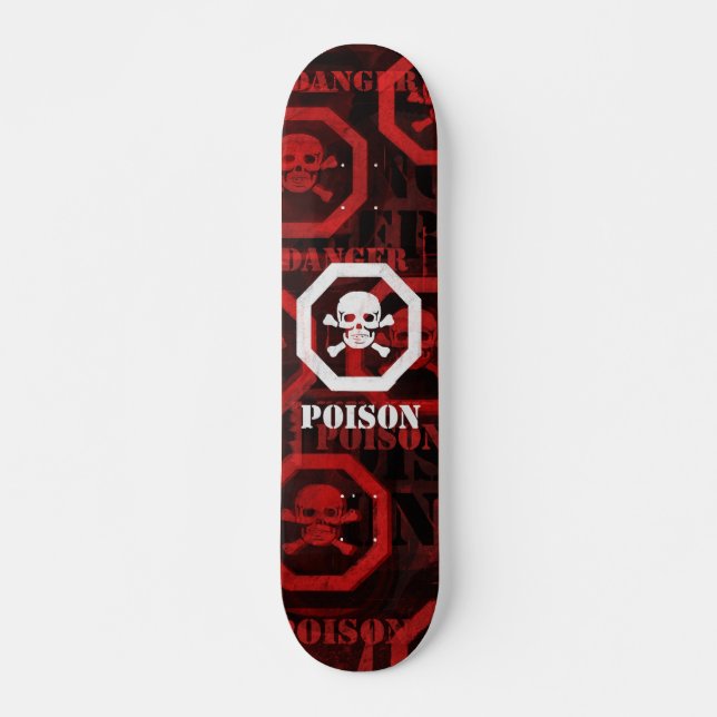 Old school Poison Skateboard Bräda 21,6 Cm (Framsida)