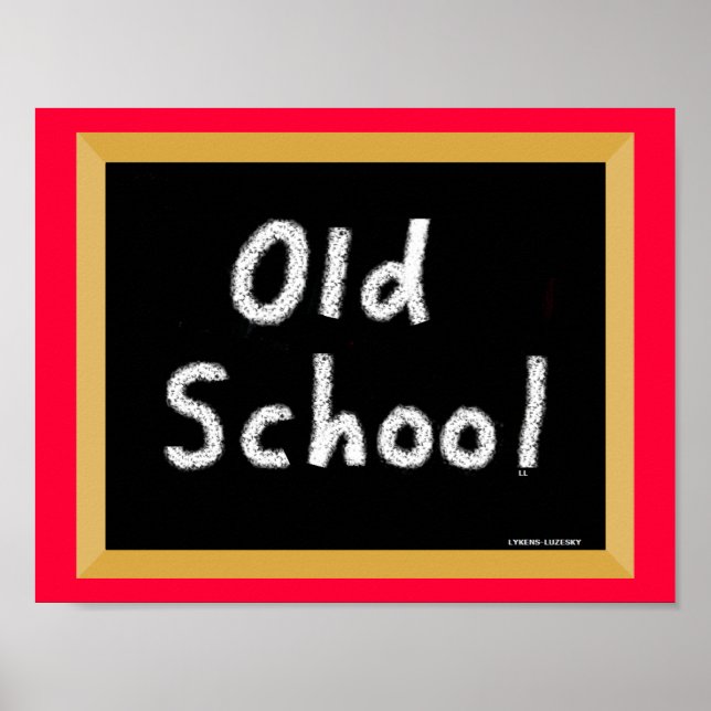 Old school poster (Framsidan)