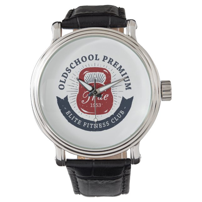 Old School Premium True 1953 Elit Fitnessklubb Armbandsur (Framsida)