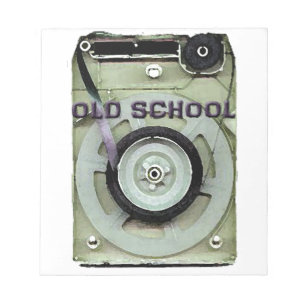 Old school Retro 8 spårar kassetten tejpar Anteckningsblock