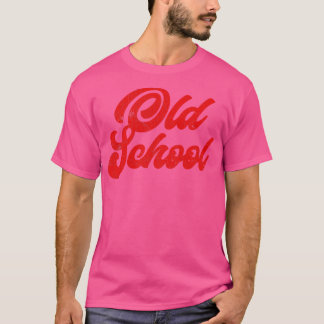 OLD SCHOOL Retro Stil originalutformning T Shirt