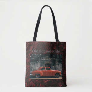 Old school Ride Tote Tygkasse