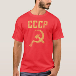Old school riden ut sovjetisk CCCP-skjorta T-shirt