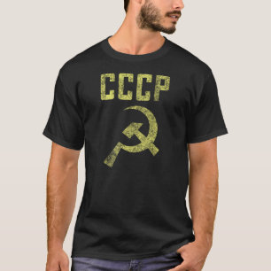 Old school riden ut sovjetisk CCCP-skjorta T Shirt