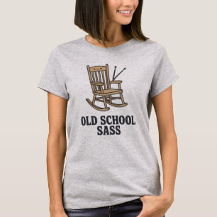 Old School Sass Roligt Citat om Mormor T Shirt