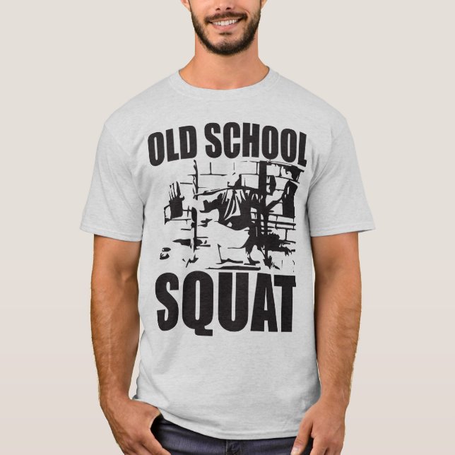 Old school Squat T-shirt (Framsida)