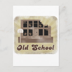 Old school Stil Vykort