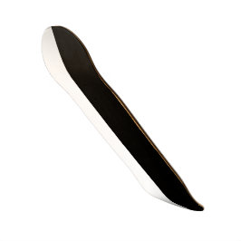 OLD SCHOOL SVART OCH VITTT DÄCK SKATEBOARD BRÄDA 21,6 CM